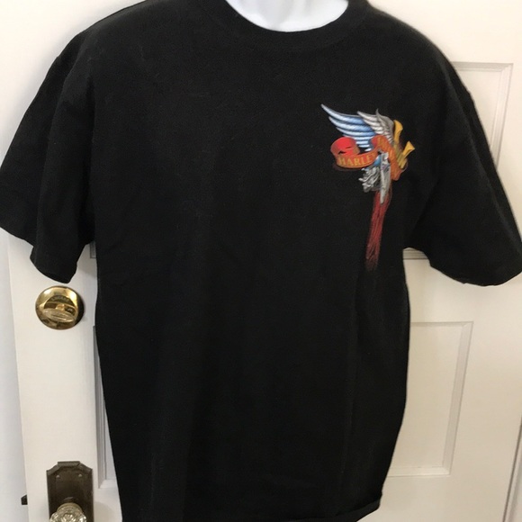 Harley-Davidson Other - Men’s large Harley Davidson T-shirt black redwood Harley Eureka California